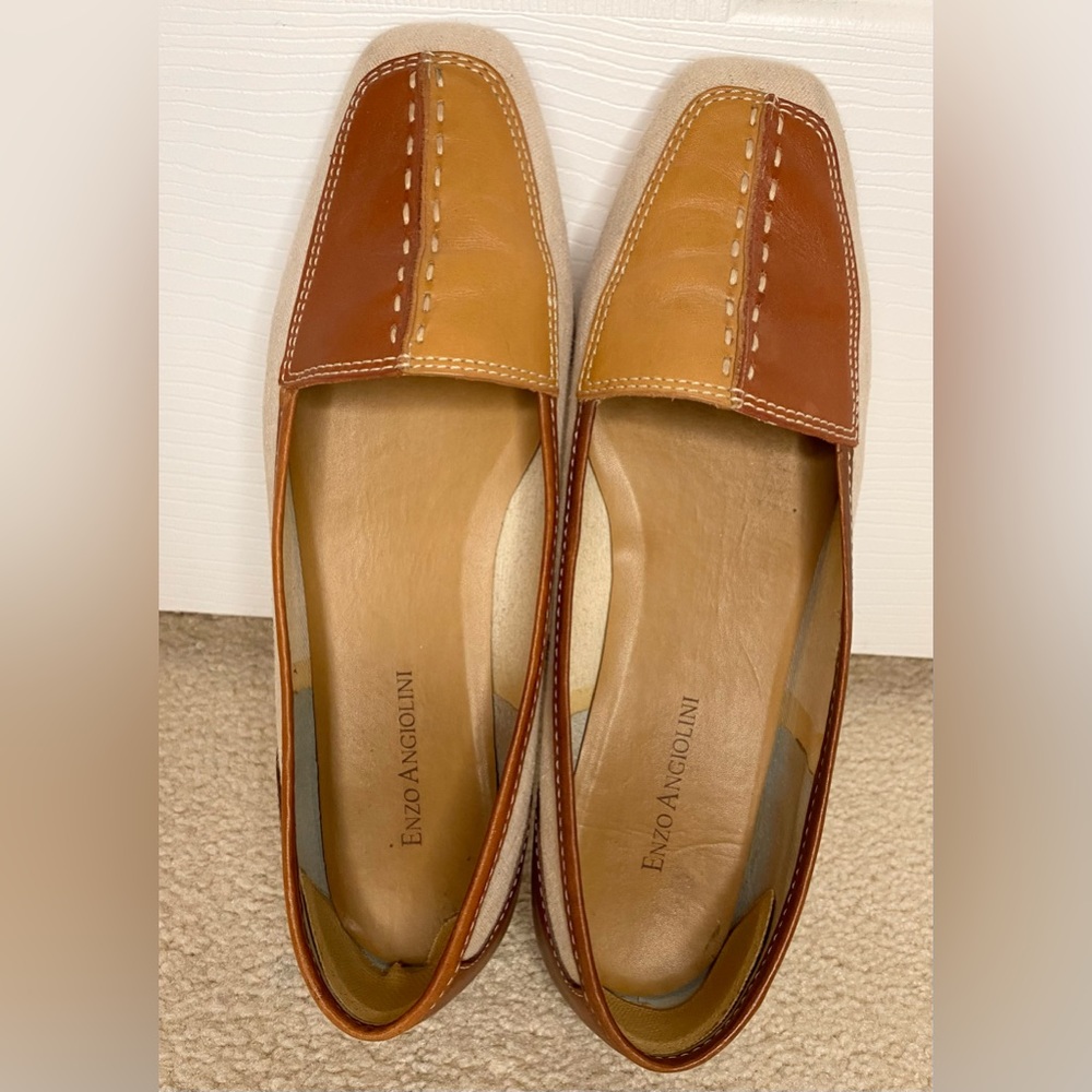Vintage Enzo Angiolini Stitched Liberty L18 Loafers